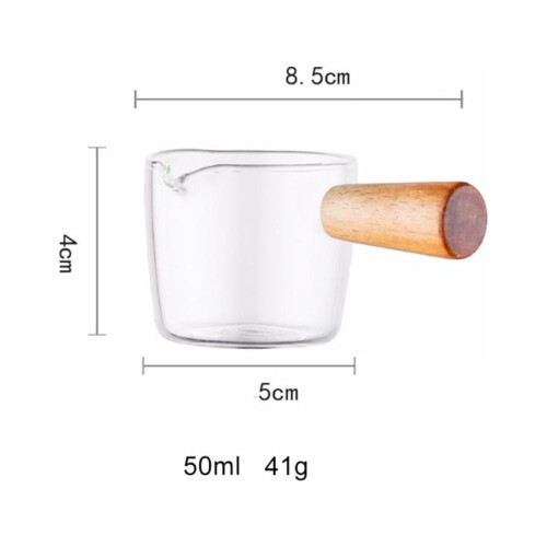 Plato de vidrio multifuncional Prettyui para salsas con asa 1