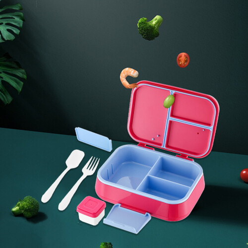 PP5 Plastic Bento Lunch Box with Topping Compartment 1