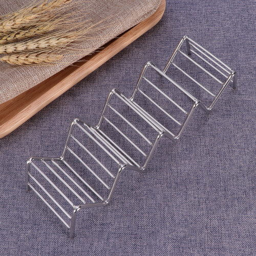 Stainless Steel Taco Rack 1 Pack 2