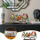Stained Glass Bird Statue Metal Flat Art Decor 2