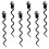 Punta a spirale in metallo per cavatappi apribottiglie (6 pezzi) 5