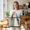 Mallettes d'ordinateur en polyester PU avec porte-gobelet-Blanc 7