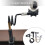 Durability Aluminum Camera Support Mount Stand 360Swivel-Black 3
