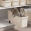 Kitchen Storage Cabinet with Wheels for Cookware and 4