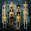 10pcs Halloween Skeleton Party Decoration Plastic Figures-Black 6