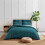 Fronha tamanho king Levtex Home, azul turquesa, 91 x 51 cm (36 x 20 polegadas) 3