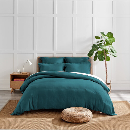 Fronha tamanho king Levtex Home, azul turquesa, 91 x 51 cm (36 x 20 polegadas) 2