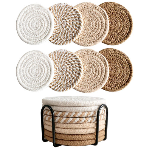 Sets de table bohèmes antidérapants et absorbants (4 pièces) 1
