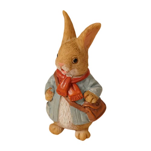 Miniature Rabbit Figurines Easters Bunnies Rabbit-Backpack Hare