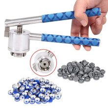 13mm Flip Vial Crimper with 100 Flip Caps & 100 Rubber