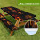 3-Piece Outdoor Table & Bench Cover Set with Elastic Edges 1