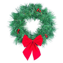 Car Christmas Wreath with LED Lights 30cm