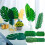 Artificial Palm Leaves Monstera Tropical108pcs 1