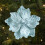 Glitter Magnolia Artificial Flower, Blue, 22x20cm 1