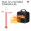 Simulation Flame Desktop Electric Warmer 1500W 3