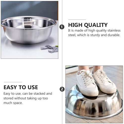 Stainless Steel Kitchen Bowl 27cm 1