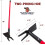 Bully Tools 12-Gauge 2-Zinken-Unkrauthacke mit Fiberglasgriff 3