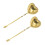 Heart-Shaped Stainless Steel Tea Infuser Filter (2 Pack) 1