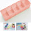 Miayilima 5-Compartment Plastic Drawer Organizer Box 2