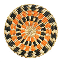 Böhmischer Strohwandbehang, handgewebt, 25 cm