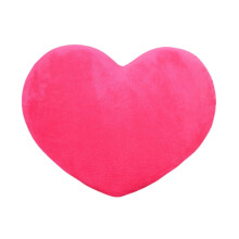 Heart-Shaped Love Pillow Rose Red, 30 x 38 cm, Plush Throw