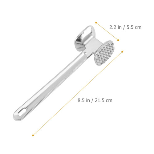 Mazo de carne de aluminio de doble cara – 25 cm 1