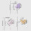 Speelse luipaard pluche sleutelorganizer bedel met-Geel 4