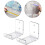 Pack Of 2 Wall Mounted Board Storage Racks Board Holder For 7
