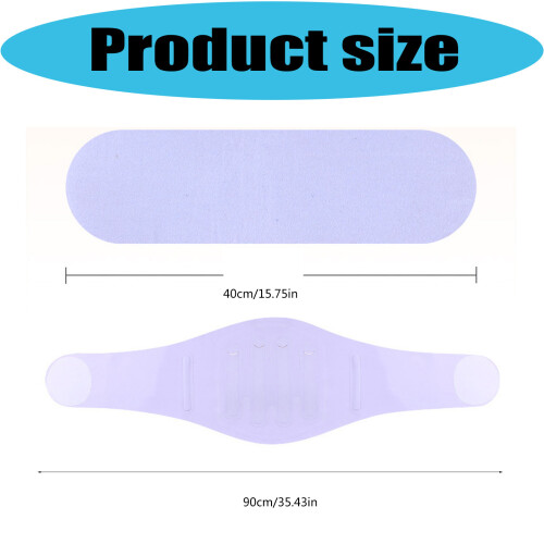 Ceinture d'entraînement à taille haute extensible pour-OS violet 1