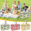 Insulated Picnic Basket with Shoulder Straps Foldable 8