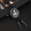 Detachable Wolf Head Necklace With Alloy Chain-ancient tin 7