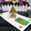 Κάρτες Happy Holidays από λευκό χαρτόνι, σετ 3D εφέ, 1 τεμ. 5