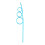 Xaoshaoyi rainbow plastic drinking straws 10 pcs 2