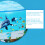 Kids Inflatable Swimming Pool – Sea Pattern, 122cm or 3
