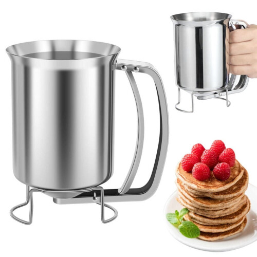 Stainless Steel Pancake Batter Dispenser 680ml 2