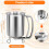 Stainless Steel Pancake Batter Dispenser 680ml 4