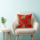 Snake Year Throw Pillowcase16x16inch 3