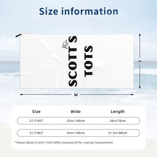 Πετσέτα Θαλάσσης Scott's Tots Funny από Μικροΐνες 30x60 εκ. 1