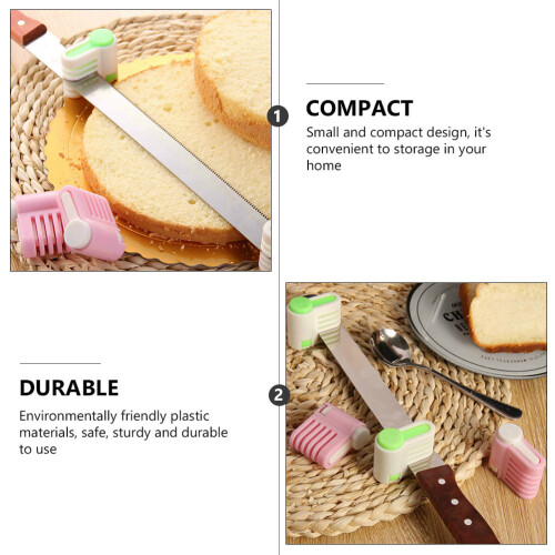 Plastic Cake Slicer Leveler – 6-Piece Set 1