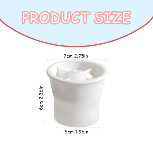 Ice Maker Silicone Round Ice Cube Tray 12 Count 2