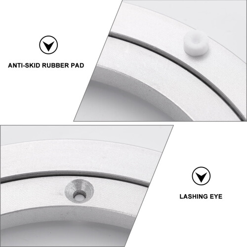 Aluminium Alloy Rotating Turntable Base 20.2 cm 2