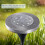 4-Pack Solar In-Ground Path Lights 4