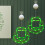 LED St. Patrick's Day lichtbuis groene hoed 18,5 inch 6