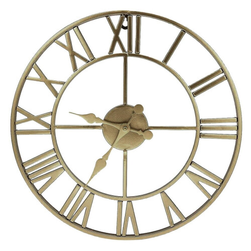 Copper Roman Openwork Silent Wall Clock 40cm 1