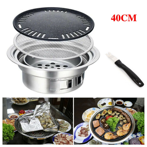 Stainless Steel Portable Charcoal BBQ Grill 1