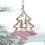 Pink Wooden Christmas Pendant Decor 5