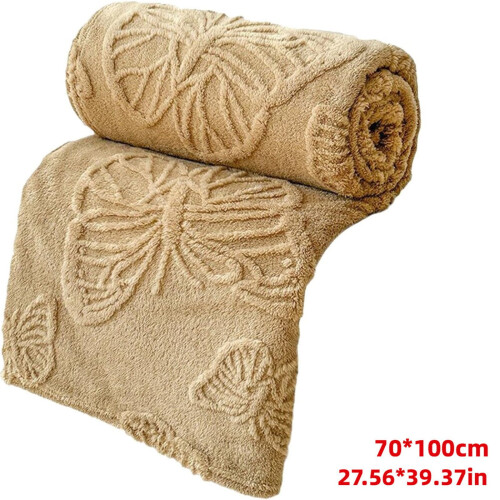 Comfort Fur Throw Blanket Soft Cotton 70100 cm 2