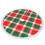 Christmas tree skirt plaid 48 inch 2