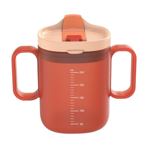 Giyblacko spill-proof cup with handle and lid 300ml 1