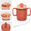 Giyblacko spill-proof cup with handle and lid 300ml 7